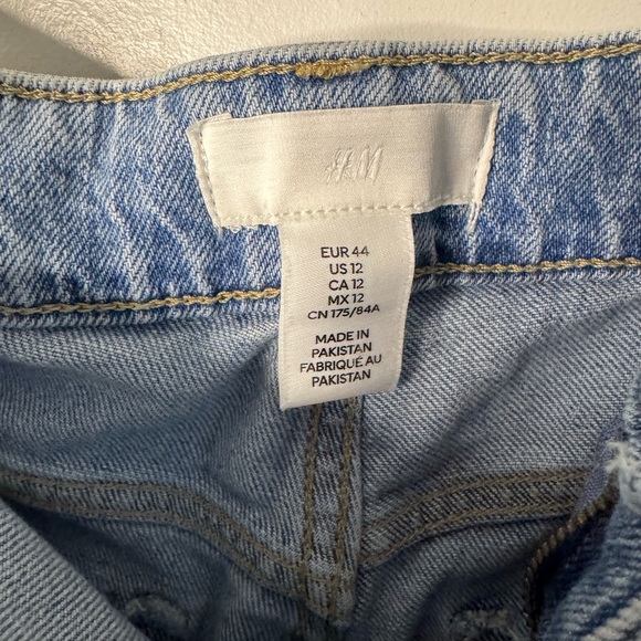 H&M Blue Flare Wide Leg Jeans - Picture 6 of 7